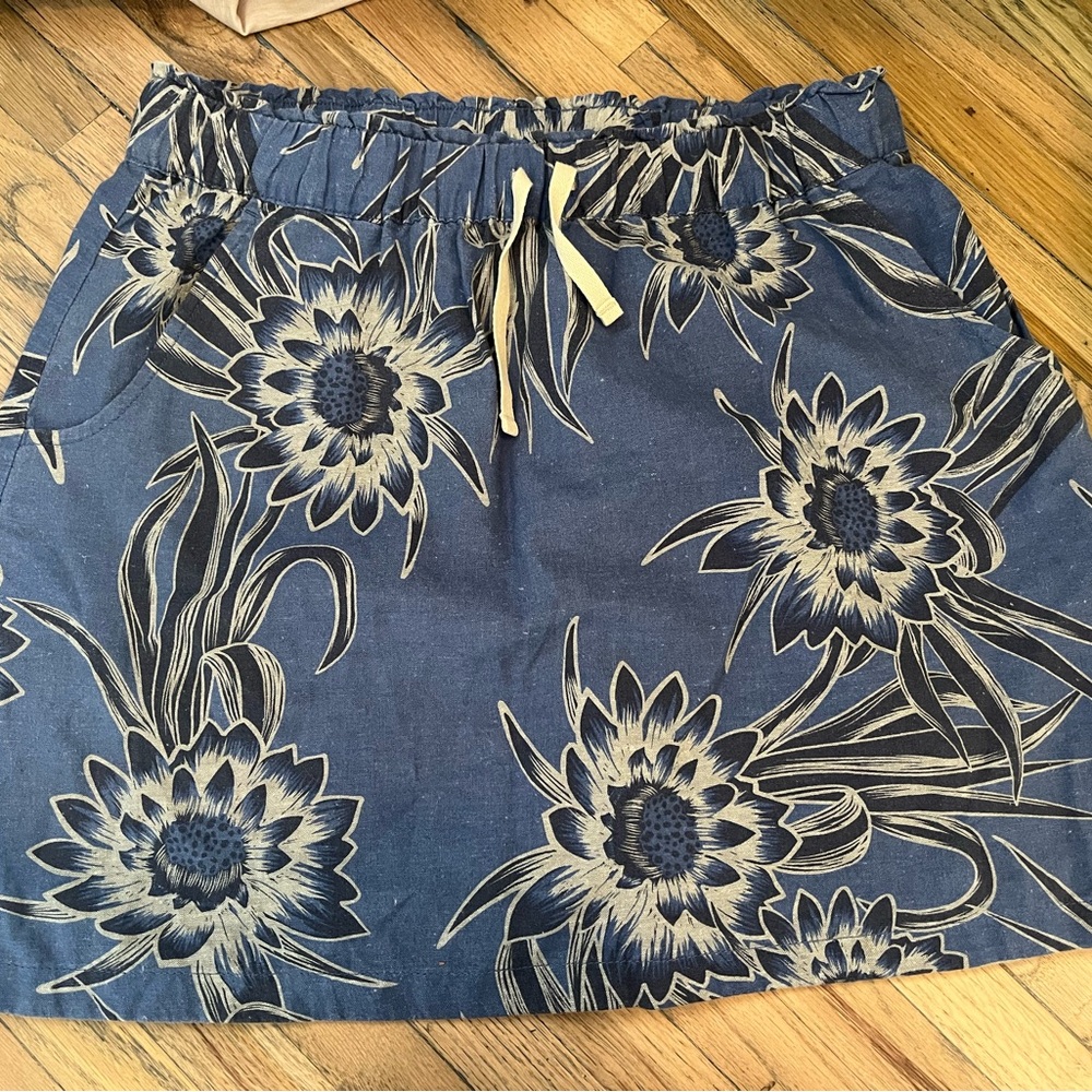 Patagonia floral blue Skirt